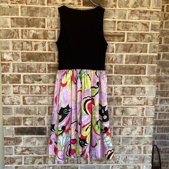 Lemmie for Nina Leonard Sleeveless Floral Dress - Picture 8 of 8